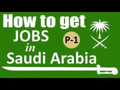 How to get job in Saudi arabia